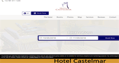 Desktop Screenshot of castelmarhotel.com